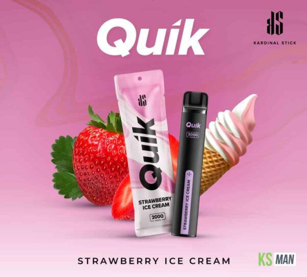 KS Quik 2000 strawbarry ice cream