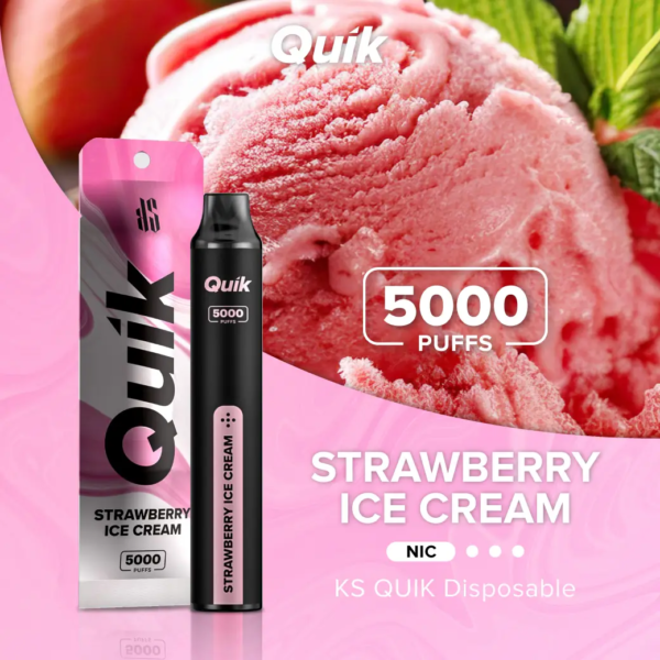 KS Quik 5000 Strawberry Ice Cream